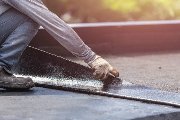 Professional Emergency Waterproofing technician working in Mount Royal, NJ